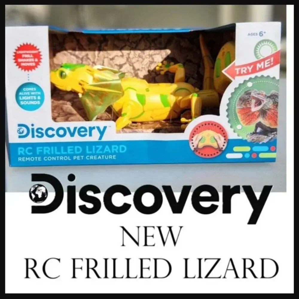 NEW Discovery Kids Robot RC Frilled Lizard Wireless Controller with Motion Activ
